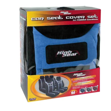 54844-S-01.JPG High Gear Set Fodere Coordinate Blu Coprisedili Set Completo Coprisedili
