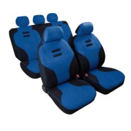Kynox Set Fodere Coordinate Blu Coprisedili Set Completo Coprisedili