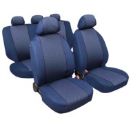 Diago Set Fodere Coordinate In Jacquard Blu Coprisedili Set Completo Coprisedili