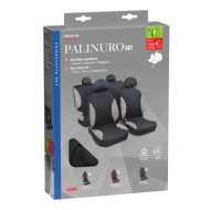 54962-S-01.JPG Palinuro Set Fodere Coordinate Nero/rosso Coprisedili Set Completo Coprisedili