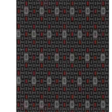 54966-S-03.JPG Square Set Fodere Coordinate In Jacquard Rosso Coprisedili Set Completo Coprisedili