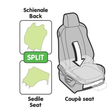 55003-S-01.JPG T Shirt Coupè Coprisedile Elasticizzato Grigio Coprisedili Anteriori Coprisedili