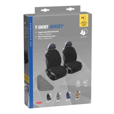 55007-S-01.JPG T Shirt Coppia Coprisedili Elasticizzati Grigio Coprisedili Anteriori Coprisedili