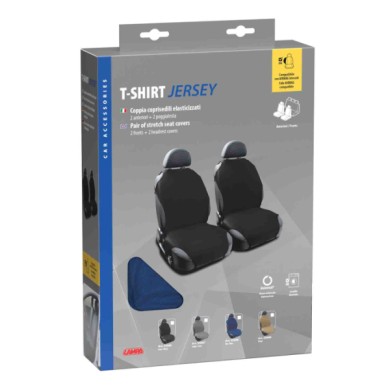 55008-S-01.JPG T Shirt Coppia Coprisedili Elasticizzati Blu Coprisedili Anteriori Coprisedili
