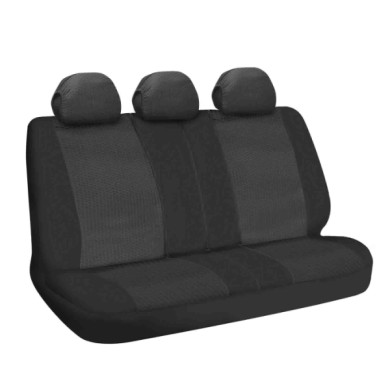 55021-S-02.JPG Duka Rear Fit Coprisedile Posteriore In Tessuto Jacquard E Poliestere Elasticizzati Nero Coprisedili Set Completo