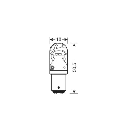 L142.JPG 9/30v Mega Led Hp 4 4 Smd X 1 Chip (p21/5w) Bay15d 1 Pz D/blister Arancio Lampadine A Led P21/5w Lampa Led
