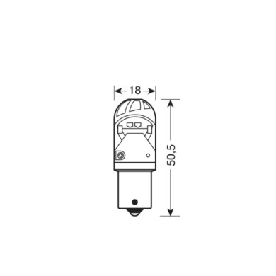 L143.JPG 9/30v Mega Led Hp 4 4 Smd X 1 Chip (py21w) Bau15s 1 Pz D/blister Arancio Lampadine A Led Py21w Lampa Led