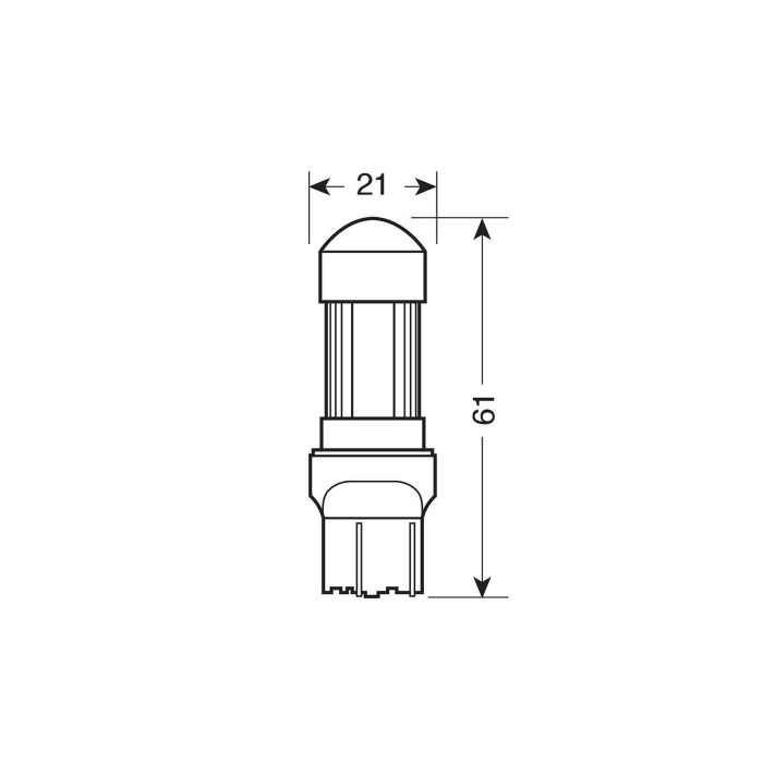 57919-S-01.JPG 12v Mega Led 30 30 Smd X 1 Chip (w21/5w) W3x16q 1 Pz D/blister Bianco Lampadine A Led W21/5w Lampa Led