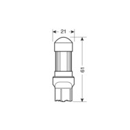 57919-S-01.JPG 12v Mega Led 30 30 Smd X 1 Chip (w21/5w) W3x16q 1 Pz D/blister Bianco Lampadine A Led W21/5w Lampa Led