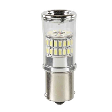 BA15S.JPG 12/28v Led Series 48 Smd X 1 Chip (p21w) Ba15s 1 Pz D/blister Bianco Doppia Polarità Lampadine A Led P21w Lampa Led