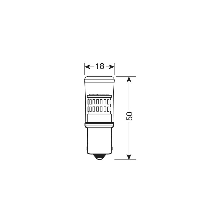 L096.JPG 12/28v Led Series 48 Smd X 1 Chip (p21w) Ba15s 1 Pz D/blister Bianco Doppia Polarità Lampadine A Led P21w Lampa Led