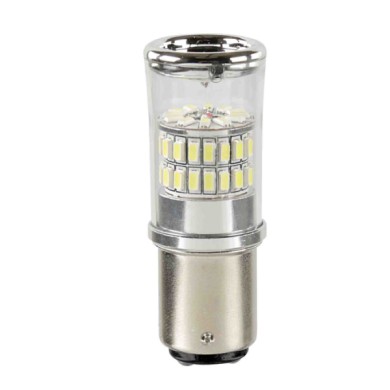BAY15D.JPG 12/28v Mega Led 48 48 Smd X 1 Chip (p21/5w) Bay15d 1 Pz D/blister Bianco Lampadine A Led P21/5w Lampa Led