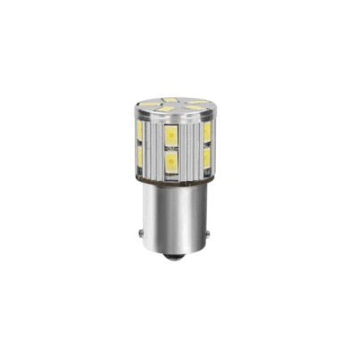 BA15S.JPG 10/30v Led Series 17 Smd X 1 Chip (p21w) Ba15s 1 Pz D/blister Bianco Doppia Polarità Resistenza Incorporata Lampa Led