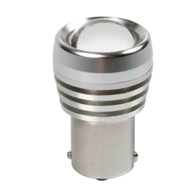 BA15S.JPG 12v Led Series 2 Super Chips + 3 Chips (p21w) Ba15s 1 Pz D/blister Bianco Lampadine A Led P21w Lampa Led