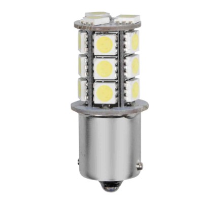 BA15S.JPG 12v Led Series 18 Smd X 3 Chips (p21w) Ba15s 1 Pz Scatola Bianco Lampadine A Led P21w Lampa Led