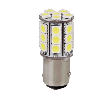 BAY15D.JPG 12v Hyper Led 81 27 Smd X 3 Chips (p21/5w) Bay15d 1 Pz Scatola Bianco Lampadine A Led P21/5w Lampa Led