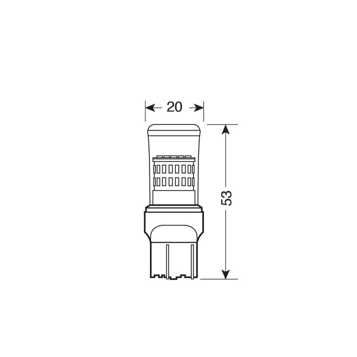 57938-S-01.JPG 12v Mega Led 48 48 Smd X 1 Chip (w21/5w) W3x16q 1 Pz D/blister Bianco Doppia Polarità Lampadine A Led W21/5w Lamp