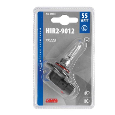 57955-C-01.JPG 12v Lampada Alogena Hir2 55w Px22d 1 Pz D/blister Lampadine Standard Line Lampa Alogene