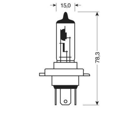 58038-S-01.JPG 12v Lampada Alogena H19 60/55w Pu43t 3 1 Pz Scatola Lampadine Standard Line Lampa Alogene
