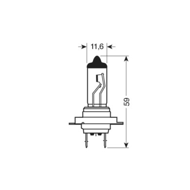 58053-S-01.JPG 12v Lampada Alogena H7 55w Px26d 1 Pz Scatola Lampadine Standard Line Lampa Alogene