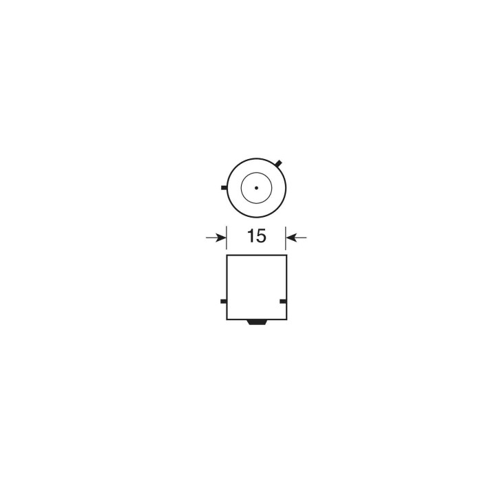 BAU15S.JPG 12v Lampada 1 Filamento Py21w 21w Bau15s 10 Pz Scatola Arancio Lampadine Standard Line Ausiliarie Lampa Alogene