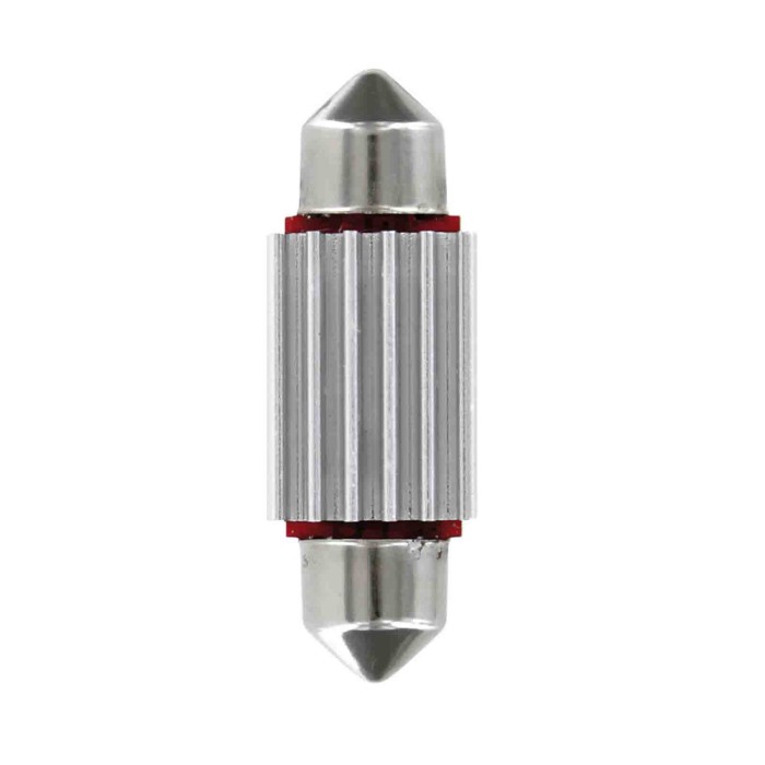 58124-S-01.JPG 10/30v Led Series 12 Smd X 1 Chip (c5w) 12x36 Mm Sv8 5 8 1 Pz Scatola Bianco Doppia Polarità Resistenza Incorpora