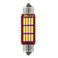 10/30v Led Series 12 Smd X 1 Chip 12x41 Mm Sv8 5 8 1 Pz D/blister Bianco Doppia Polarità Resistenza Incorporata Lampa Led