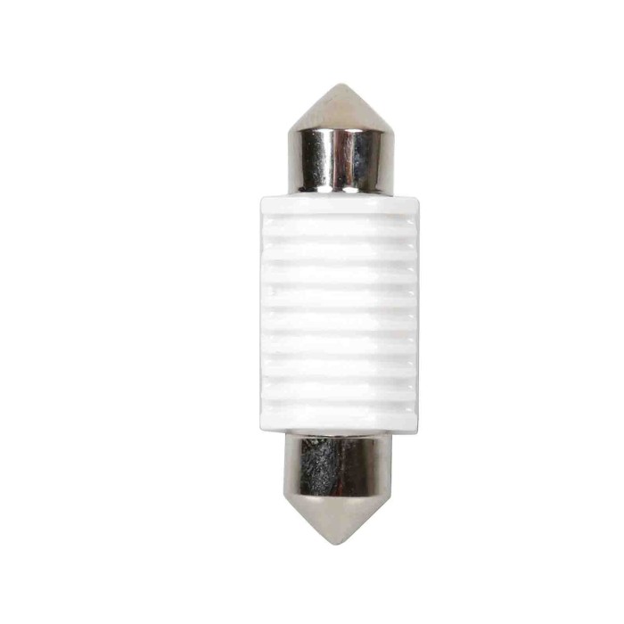 58126-S-01.JPG 9/32v Led Series 3 Smd X 1 Chip (c5w C10w) 12x36 Mm Sv8 5 8 1 Pz D/blister Bianco Doppia Polarità Resistenza Inco