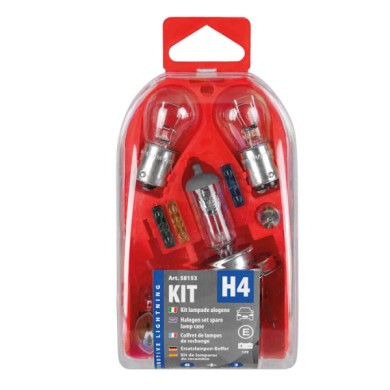 58153-D-01.JPG Kit Lampade Di Ricambio 11 Pz Alogena H4 12v Kit Lampadine Di Ricambio Lampa Alogene
