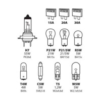Kit Lampade Di Ricambio 11 Pz Alogena H7 12v Kit Lampadine Di Ricambio Lampa Alogene