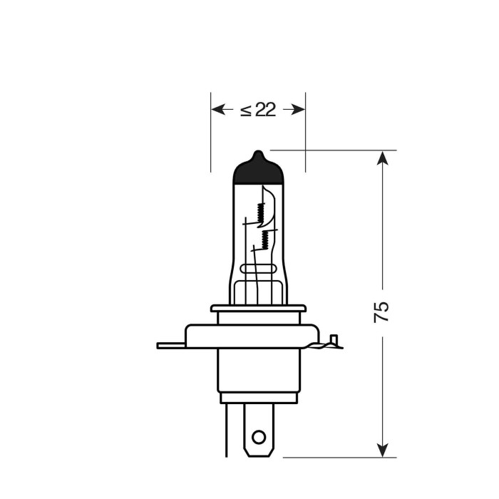 58185-S-01.JPG 12v Lampada Alogena Blu Xe H4 100/90w P43t 2 Pz Scatola Plast. Lampadine Blu Xe Lampa Alogene