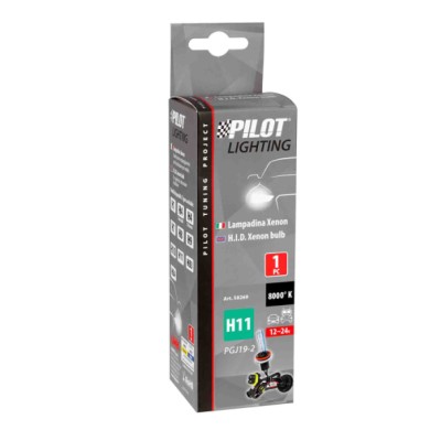 58269-S-01.JPG 12/24v Lampadina Hid Xenon 8.000k H11 1 Pz Scatola Hid Xenon Componibili Lampa Xeno