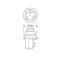 P29T.JPG 12v Lampada Alogena Hb1 9004 65/45w P29t 1 Pz Scatola Lampadine Standard Line Lampa Alogene