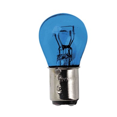A001.JPG 12v Blue Dyed Glass Lampada 2 Filamenti (p21/5w) 21/5w Bay15d 2 Pz D/blister Blu Lampadine Color Mania Lampa Alogene