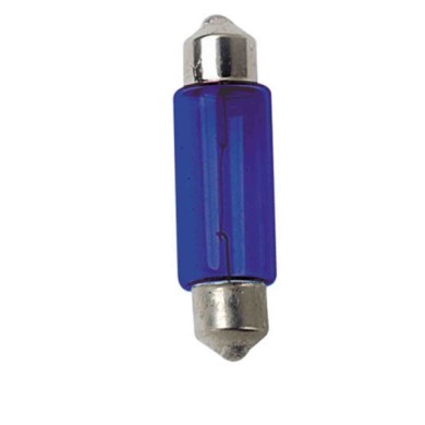 A017.JPG 12v Lampada Siluro (c10w) 11x35 Mm 10w Sv8 5 8 2 Pz D/blister Blu Lampadine Color Mania Lampa Alogene