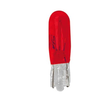 A014.JPG 12v Lampada Con Zoccolo Vetro (t5) 1 2w W2x4 6d 2 Pz Scatola Rosso Lampadine Color Mania Lampa Alogene