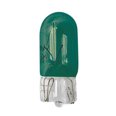 A015.JPG 12v Lampada Con Zoccolo Vetro (w5w) 5w W2 1x9 5d 2 Pz Scatola Verde Lampadine Color Mania Lampa Alogene