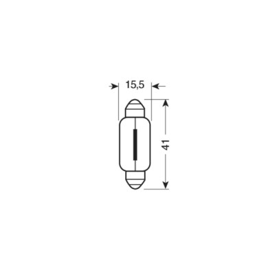58368-S-01.JPG 12v Lampada Siluro Blu Xe 15x41 Mm 18w Sv8 5 8 2 Pz D/blister Lampadine Blu Xe Series Lampa Alogene