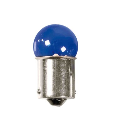 A005.JPG 12v Blue Dyed Glass Lampada Sferica (r5w) 5w Ba15s 2 Pz Scatola Lampadine Dyed Glass Lampa Alogene