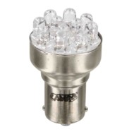 12v Lampada Multi Led 11 Led (p21w) Ba15s 1 Pz Scatola Bianco Lampadine Multi Led Lampa Led
