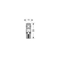 58385-D-01.JPG 12/30v Led Series 5 Led Smd (t10) W2 1x9 5d 2 Pz Scatola Bianco Doppia Polarità Resistenza Incorporata Lampadine 