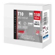 58388-C-01.JPG 10/32v Led Series 1 Smd X 1 Chip (t10) W2 1x9 5d 20 Pz Scatola Bianco Doppia Polarità Resistenza Incorporata Lamp