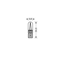 L163.JPG 9/32v Led Series 2 Led Cob (t10) W2 1x9 5d 2 Pz Scatola Bianco Doppia Polarità Lampadine A Led T10 T15 Lampa Led