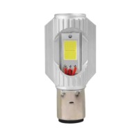 58398-S-01.JPG 9/32v Mega Led 2 2 Smd X 12 Chip (s2) Ba20d 1 Pz Scatola Bianco Doppia Polarità Resistenza Incorporata Lampadine 