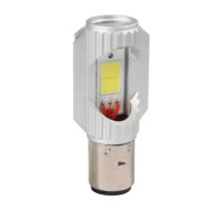 9/32v Mega Led 2 2 Smd X 12 Chip (s2) Ba20d 1 Pz Scatola Bianco Doppia Polarità Resistenza Incorporata Lampadine A Led S2