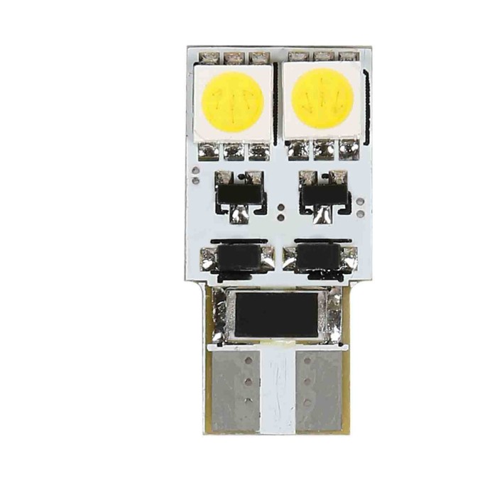L060.JPG 12v Hyper Led 12 4 Smd X 3 Chips (t10) Bifocus W2 1x9 5d 2 Pz Scatola Bianco Doppia Polarità Resistenza Incorporata Lam