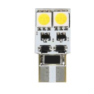 L060.JPG 12v Hyper Led 12 4 Smd X 3 Chips (t10) Bifocus W2 1x9 5d 2 Pz Scatola Bianco Doppia Polarità Resistenza Incorporata Lam