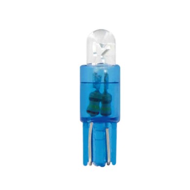 L016.JPG 12v Micro Lampada Zoccolo Plastica 1 Led (t5) W2x4 6d 2 Pz Scatola Blu Lampadine A Led T5 Lampa Led