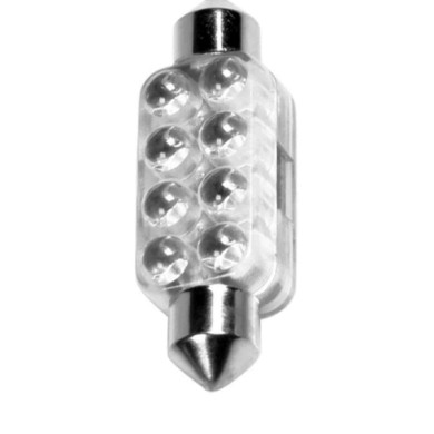 L011.JPG 12v Led Series 8 Led 13x44 Mm Sv8 5 8 1 Pz Scatola Bianco Lampadine A Led Siluro Lampa Led