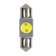 12v Led Series 1 Smd X 2 Chips (c5w) 10x36 Mm Sv8 5 8 1 Pz D/blister Bianco Lampadine A Led Siluro Lampa Led